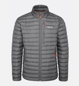 Куртка чоловіча зимова Rab Microlight Jacket, Graphene, L (RB QDB-16-GRH-LRG)