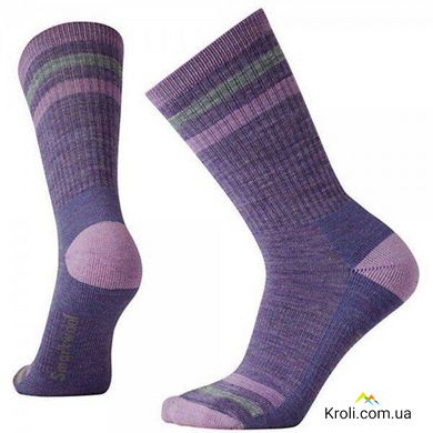 Шкарпетки жіночі Smartwool Striped Hike Light Crew Lavender, р.M (SW 01127.511-M)