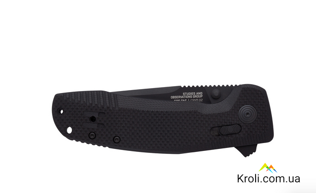 Розкладний ніж SOG TAC XR, Black ( SOG 12-38-01-41)