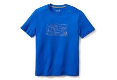 Футболка Smartwool Men's Merino 150 Backpacker's Tee Bright Blue (378), S