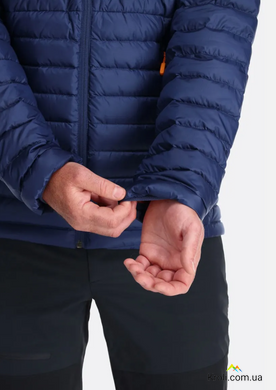 Куртка мужская зимняя. Rab Microlight Jacket, Deep Ink (Marmalade), M (RB QDB-16-DIM-MED)