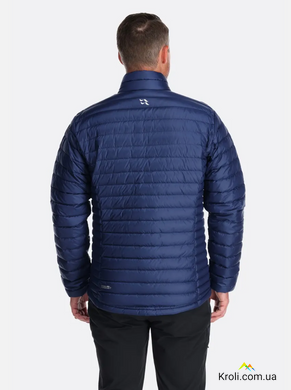 Куртка мужская зимняя. Rab Microlight Jacket, Deep Ink (Marmalade), M (RB QDB-16-DIM-MED)