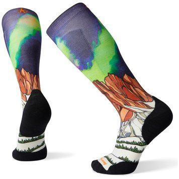 Шкарпетки чоловічі Smartwool Performance Ski Targeted Cushion Homechetler Print OTC, Multi Color, 38-41 (SW SW001282.150-M)