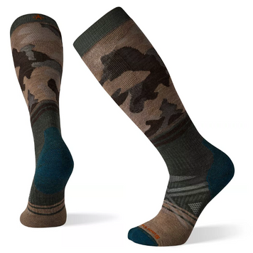 Шкарпетки чоловічі Smartwool Performance Ski Full Cushion Camo OTC, Dark Sage, 38-41 (SW SW001598.G51-M)