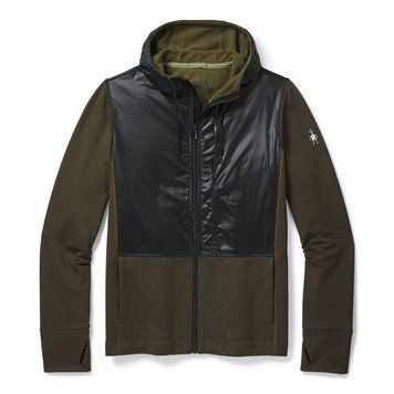Термокофта мужская флисовая Men&rsquo;s Merino Sport Fleece Full Zip Hybrid Hoodie, Military Olive Heather, M (SW 19045.D12-M)