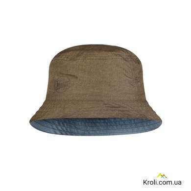 Панама Buff Travel Bucket Hat, Zadok Blue-Olive - S/M (BU 122592.707.20.00)