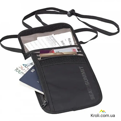 Кошелек на шею Sea to Summit TL 5 Neck Wallet Black/Grey, 20.3 х 12.7 х 1.3 см (STS ATLNW5BK)