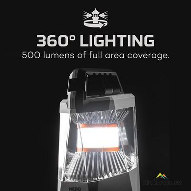 Ліхтар кемпінговий Nebo Galileo 500 люмен (NB NEB-LTN-1000-G)
