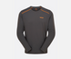 Футболка з довгим рукавом чоловіча Rab Force LS Tee, Graphene, L (RB QBL-07-GRH-LRG)