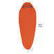 Вкладиш в спальник Sea to Summit Reactor Fleece Sleeping Bag Liner, Picante Red, Compact, Mummy w/ Drawcord, зріст 177 см (STS ASL031031-191902)