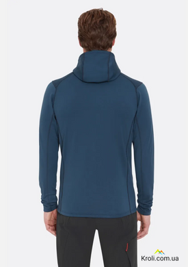 Кофта чоловіча флісова Rab Superflux Hoody, Tempest Blue, М (RB QFG-13-TMB-MED)