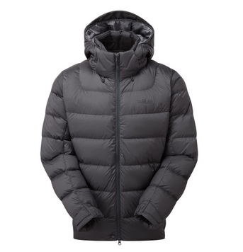 Куртка чоловіча Rab Ascent Jacket, Graphene (Pebble), М (RB QDE-67-GPL-MED)