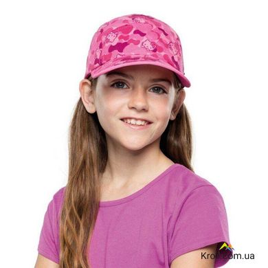 Кепка BUFF® Kids 5 Panels Cap Hello Kitty camo pink (BU 120092.538.10.00)