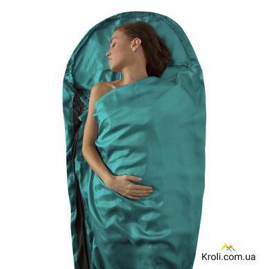 Вкладиш в спальник Sea To Summit Premium Cotton Liner Standard, 185 см, Sea Foam (STS ASTDOSSF)