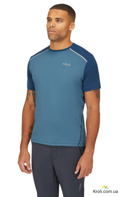 Футболка чоловіча Rab Force Tee, Orion Blue/Tempest Blue, M (RB QBL-05-OBT-MED)