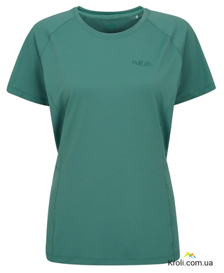 Футболка женская Rab Women's Sonic Tee, Eucalyptusus, S (10) (RB QBL-02-EUC-10)