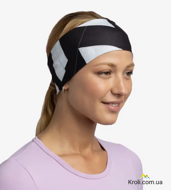 Повязка на голову Buff Coolnet UV+ Wide Headband, Aktik Black, One Size (BU 133782.999.10.00)