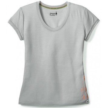 Термофутболка женская Smartwool Women's Merino 150 Paddle Tee, Pebble Gray, M (SW 17264.083-M)