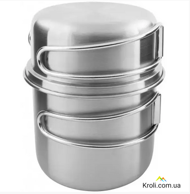 Кружка с крышкой Tatonka Handle Mug 500 Set, Silver (TAT 4172.000)