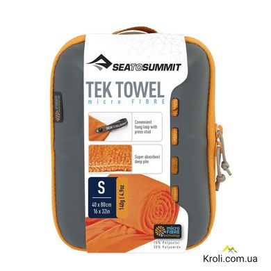 Полотенце Sea to Summit Tek Towel S 40x80 cm Orange (STS ATTTEKSOR)