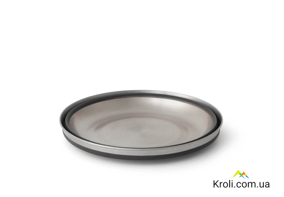 Миска складная Sea to Summit Detour Stainless Steel Collapsible Bowl, Beluga Black, L (STS ACK039011-060105)