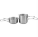 Кухоль з кришкою Tatonka Handle Mug 500 Set, Silver (TAT 4172.000)