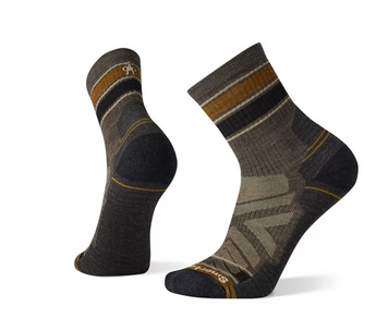 Шкарпетки чоловічі Smartwool Performance Hike Light Cushion Striped Mid Crew, Taupe, 42-45 (SW SW001609.236-L)
