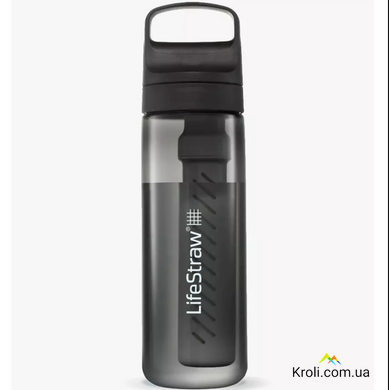 Пляшка-фільтр для води LifeStraw Go Filter Bottle, 650 мл, Nordic Noir (LSW LGV422GYWW)