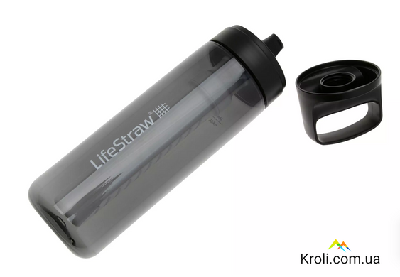 Пляшка-фільтр для води LifeStraw Go Filter Bottle, 650 мл, Nordic Noir (LSW LGV422GYWW)