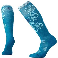 Шкарпетки жіночі Smartwool PhD Ski Light Pattern Glacial Blue, р.S (SW 15017.781-S)