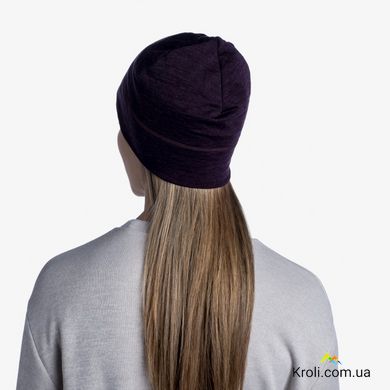 Шапка Buff Lightweight Merino Wool Hat Solid Deep Purple (BU 113013.603.10.00)