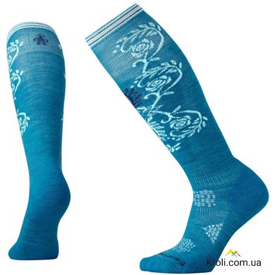 Шкарпетки жіночі Smartwool PhD Ski Light Pattern Glacial Blue, р.S (SW 15017.781-S)