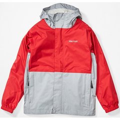 Мембранна куртка на хлопчика Marmot Boy's PreCip Eco Jacket Team Red / Sleet, S (MRT 41000.7535-S)