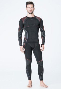 Термофутболка с длинным рукавом мужская Accapi - Ergoracing, Black/White, XS/S (ACC А750.901-XSS)