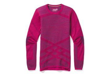 Термофутболка женская Smartwool Women's Intraknit Merino 200 Crew, Very Berry Space Dye, M (SW 19284.F31-M)