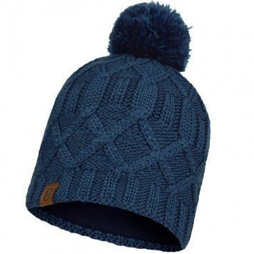 Шапка Buff Knitted & Fleece Hat Slay, Ensign Blue (BU 123517.747.10.00)
