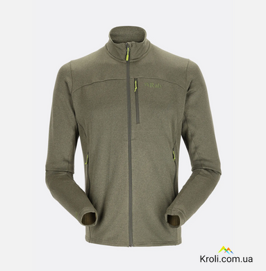 Кофта чоловіча Rab Graviton Jacket, Army, L (RB QFF-57-ARM-LRG)