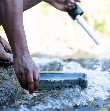 Пляшка-фільтр для води LifeStraw Go Filter Bottle, 650 мл, Laguna Teal (LSW LGV422TLWW)