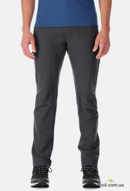 Штани чоловічі Rab Incline Light Pants, Anthracite, XL (36), Regular (RB QFV-05-ANT-36-RG)