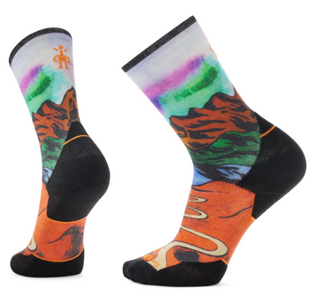 Носки мужские Smartwool Trail Run Targeted Cushion Singletrack Print, Orange Rust, 46-49 (XL) (SW SW002267.117-XL)