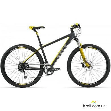 Велосипед BH SPIKE 29 ALIVIO 27V XCM REMOTE A2597 2017 S, Black/Yellow/Grey