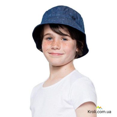 Кепка BUFF® Kids Bucket Hat arrows denim (BU 120041.788.10.00)