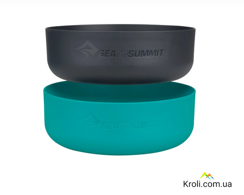 Набор посуды Sea To Summit DeltaLight Bowl Set, Pacific Blue/Charcoal, S (STS AKI2008--05042102)