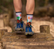 Шкарпетки чоловічі Smartwool Trail Run Targeted Cushion Singletrack Print, Orange Rust, 46-49 (XL) (SW SW002267.117-XL)