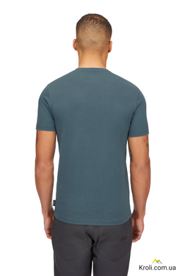 Футболка чоловіча Rab Stance Alpine Peak, Orion Blue, S (RB QCC-03-ORB-SML)