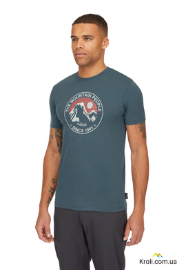 Футболка чоловіча Rab Stance Alpine Peak, Orion Blue, S (RB QCC-03-ORB-SML)