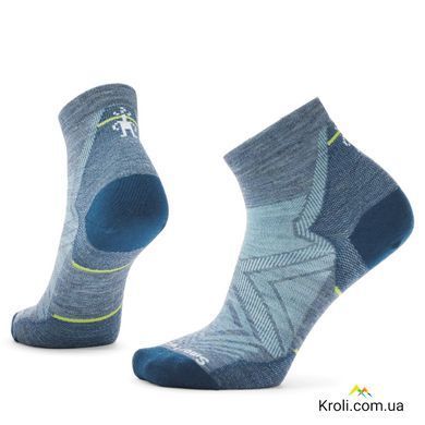Термоноски женские Smartwool Women's Run Zero Cushion Ankle, Pewter Blue, 38-41 (M) (SW SW001674.L88-M)
