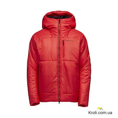 Чоловіча зимова куртка Black Diamond Belay Parka, S, Hyper Red (BD 746100.6002-S)