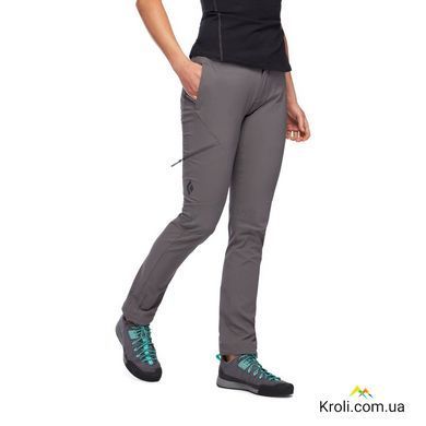 Жіночі штани Black Diamond Alpine Pants Softshell, XS, Granite (BD QP9E.025-XS)
