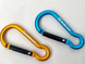 Набор алюминиевых сервисных карабинов Base Camp Omega 6 Straight Set, 2 шт, Blue/Orange (BCP 61216)
